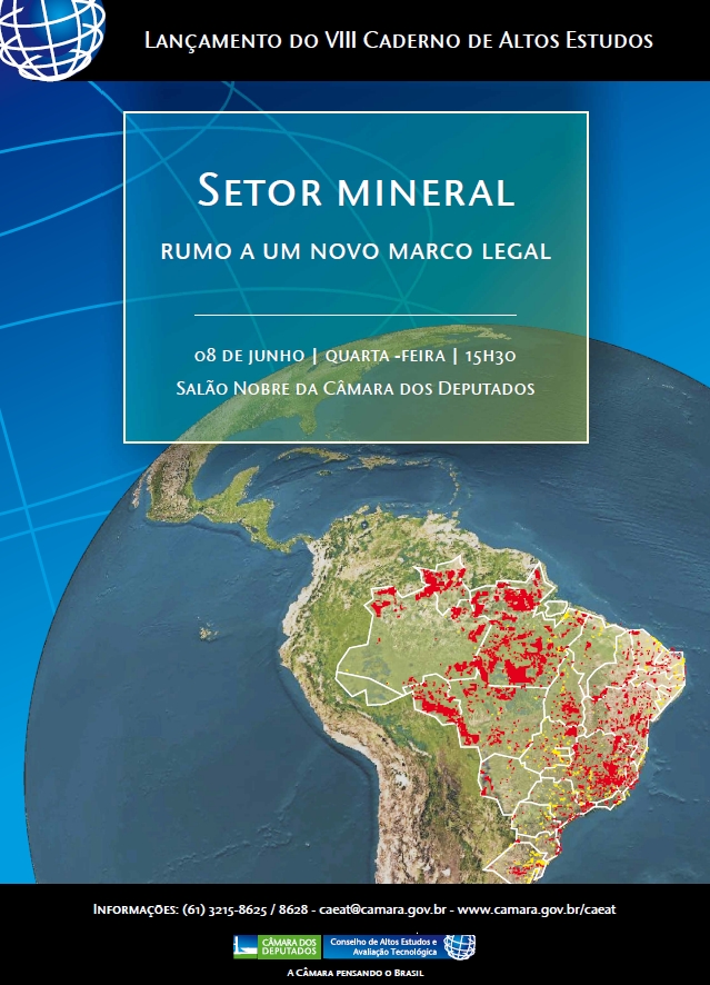 CAEAT promove lançamento da publicação Setor Mineral: Rumo a um Novo Marco Legal