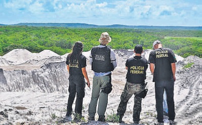 PF identifica extração ilegal em Itapissuma.