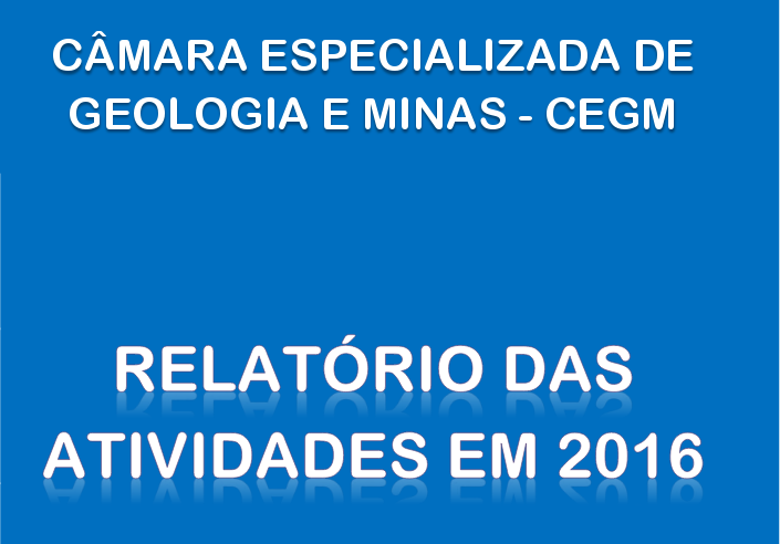 Relatório de Atividades da CEGM 2016