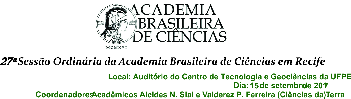 27ª  Sessão da  Academia Brasileira de Ciências (ABC) em Recife